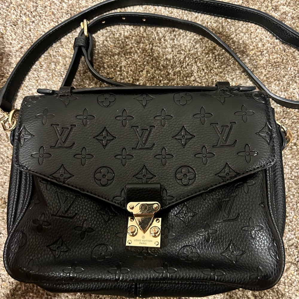 Black cross body LV
